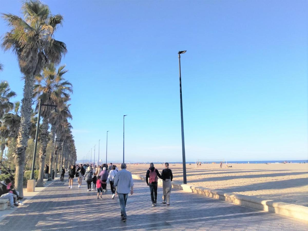 Maison d'hôtes En Playa Malvarrosa Con Bano Privado -no Ac- *